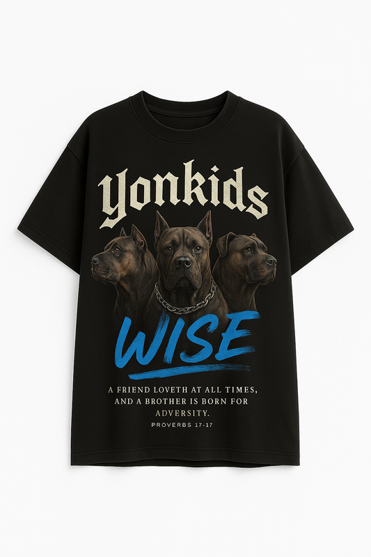 Camiseta Yonkids WISE – Edición Limitada (100% Algodón)